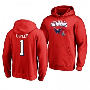 Pheonix Copley Capitals 2018 Red Pullover Stanley Cup Champions Hoodie - Sale