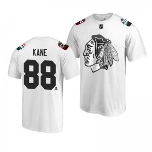 Blackhawks Patrick Kane White 2019 NHL All-Star T-shirt - Sale