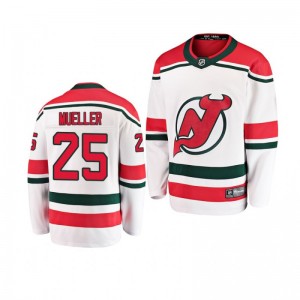 Youth Devils Mirco Mueller White Breakaway Player Alternate Jersey - Sale