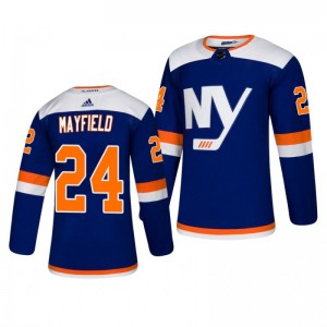 Scott Mayfield Islanders Authentic Adidas Alternate Blue Jersey - Sale