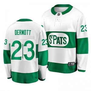 Travis Dermott Toronto Maple Leafs Youth St. Pats White Premier Breakaway Player Jersey - Sale