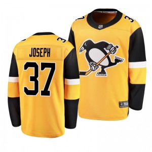Penguins Pierre-Olivier Joseph Gold Alternate Men's Jersey - Sale
