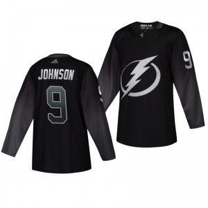 Tyler Johnson Lightning Adidas Authentic Alternate Black Jersey - Sale