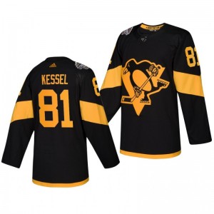Penguins Men's Phil Kessel 2019 NHL Stadium Series Coors Light Authentic Black Jersey - Sale