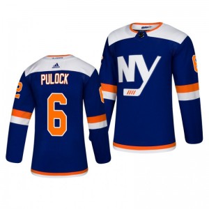 Islanders Ryan Pulock Authentic Blue Alternate Jersey - Sale