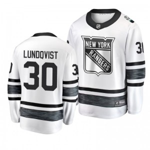 Rangers Henrik Lundqvist White 2019 NHL All-Star Jersey - Sale
