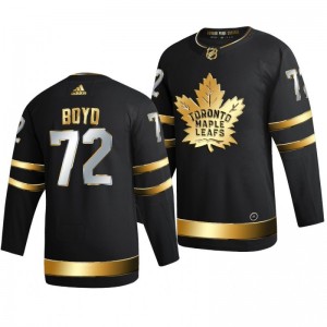Maple Leafs Travis Boyd Black 2021 Golden Edition Limited Authentic Jersey - Sale