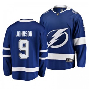 Tyler Johnson Lightning blue Breakaway Player Home Jersey - Sale