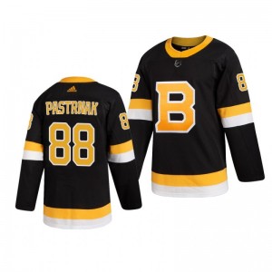 Men's Bruins David Pastrnak Black Authentic Pro Alternate Jersey - Sale