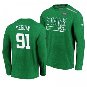 Dallas Stars Tyler Seguin Green 2020 Winter Classic Men's Long Sleeve T-Shirt - Sale