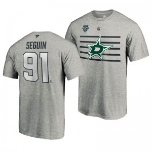 Stars Tyler Seguin 2020 NHL All-Star Game Steel Name and Number Men's T-shirt - Sale