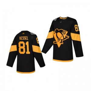 Penguins Phil Kessel 2019 NHL Stadium Series Adidas Authentic Black Youth Jersey - Sale