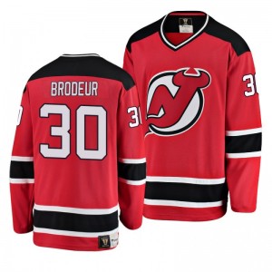 New Jersey Devils Martin Brodeur Premier Breakaway Heritage Jersey Red - Sale