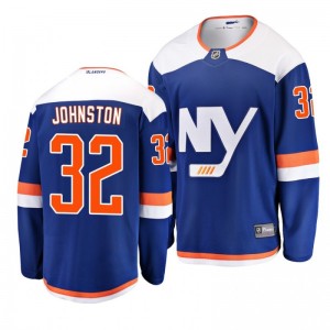 Ross Johnston New York Islanders Youth 2019 Alternate Blue Breakaway Player Fanatics Branded Jersey - Sale