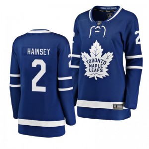 Ron Hainsey Maple Leafs Women's Blue Breakaway Player Home Jersey - Sale