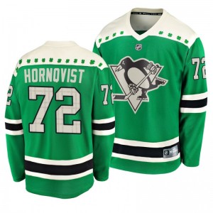 Penguins Patric Hornqvist 2020 St. Patrick's Day Replica Player Green Jersey - Sale