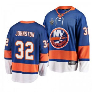 Islanders 2019 Stanley Cup Playoffs Ross Johnston Breakaway Player Royal Jersey - Sale