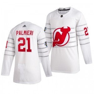 New Jersey Devils Kyle Palmieri 21 2020 NHL All-Star Game Authentic adidas White Jersey - Sale