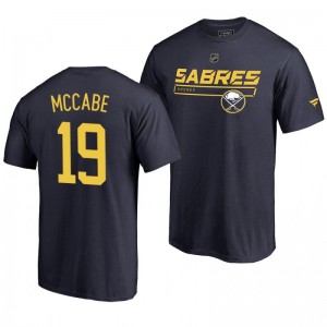 Buffalo Sabres Jake McCabe Navy Rinkside Collection Prime Authentic Pro T-shirt - Sale