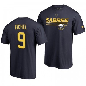 Buffalo Sabres Jack Eichel Navy Rinkside Collection Prime Authentic Pro T-shirt - Sale