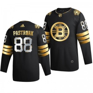 Bruins David Pastrnak Black 2021 Golden Edition Limited Authentic Jersey - Sale