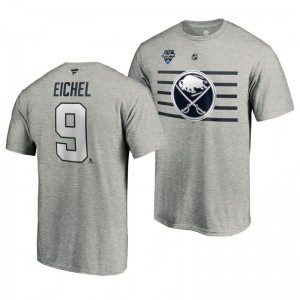 Sabres Jack Eichel 2020 NHL All-Star Game Steel Name and Number Men's T-shirt - Sale