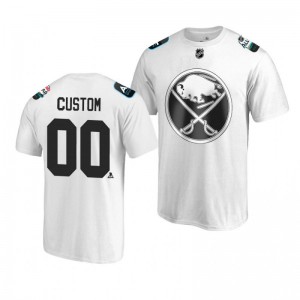 Sabres Custom White 2019 NHL All-Star T-shirt - Sale