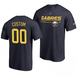 Buffalo Sabres Custom Navy Rinkside Collection Prime Authentic Pro T-shirt - Sale