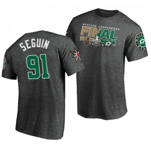 Stars Tyler Seguin Charcoal 2020 Stanley Cup Playoffs Western Conference Final Matchup Tee - Sale