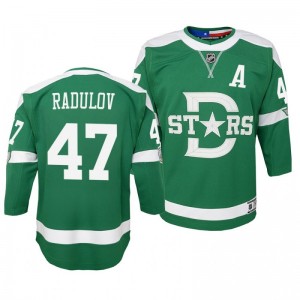 2020 Winter Classic Youth Dallas Stars Alexander Radulov Green Replica Player Fanatics Branded Jersey - Sale