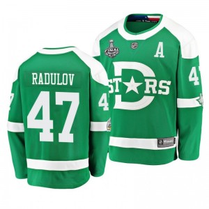 Men Stars Alexander Radulov 2020 Stanley Cup Final Winter Classic Green Jersey - Sale