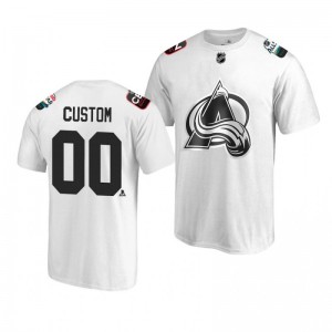 Avalanche Custom White 2019 NHL All-Star T-shirt - Sale