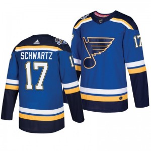 Blues Jaden Schwartz #17 2020 NHL All-Star Home Authentic Royal adidas Jersey - Sale