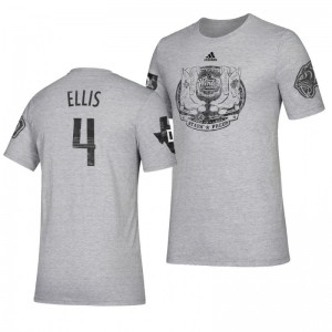 Nashville Predators vs. Dallas Stars 2020 Winter Classic Ryan Ellis T-Shirt - Gray - Sale
