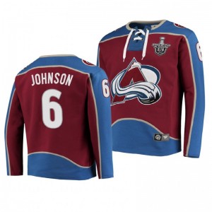 2020 Stanley Cup Playoffs Avalanche Arik Johnson Jersey Hoodie Burgundy - Sale
