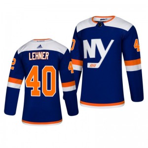Robin Lehner Islanders Authentic Adidas Alternate Blue Jersey - Sale