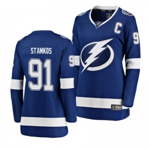 Steven Stamkos Tampa Bay Lightning blue Breakaway Player Home Women's Jersey - Sale