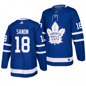 Rasmus Sandin Maple Leafs 2018 Blue Draft NHL Home Jersey - Sale