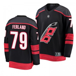 Micheal Ferland Hurricanes Black Breakaway Player Fanatics Branded Alternate Youth Jersey - Sale