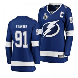 Lightning Steven Stamkos Women's 2020 Stanley Cup Final Breakaway Player Home Blue Jersey - Sale