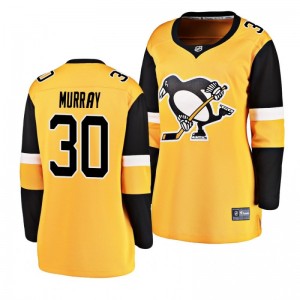 Women's Gold Penguins Matt Murray Breakaway Player Alternate Jersey - Sale