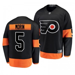 Samuel Morin Philadelphia Flyers Youth 2019 Alternate Black Breakaway Player Fanatics Branded Jersey - Sale
