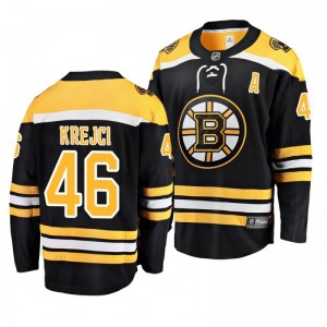 Bruins 2019 Stanley Cup Playoffs Eastern Conference Final David Krejci Jersey Black - Sale