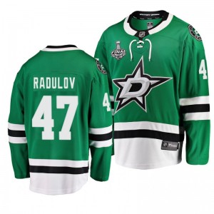 Men Stars Alexander Radulov 2020 Stanley Cup Final Bound Home Player Green Jersey - Sale