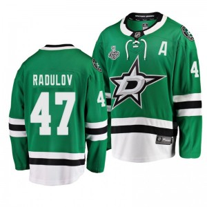 Men's Stars Alexander Radulov 2020 Stanley Cup Final Breakaway Player Home Green Jersey - Sale