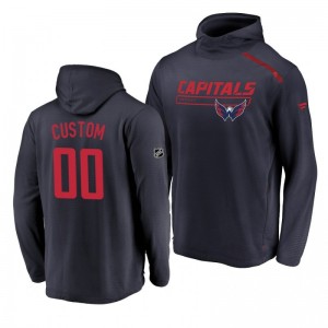 Custom Capitals Black Transitional Pullover  Authentic Pro Hoodie - Sale
