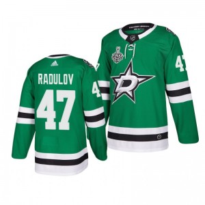 Men's Stars Alexander Radulov 2020 Stanley Cup Final Authentic Patch Kelly Green Jersey - Sale