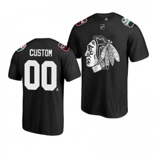 Blackhawks Custom Black 2019 NHL All-Star T-shirt - Sale