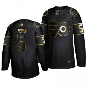 Samuel Morin Flyers Golden Edition  Authentic Adidas Jersey Black - Sale