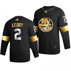 Islanders nick leddy Black 2021 Golden Edition Limited Authentic Jersey - Sale